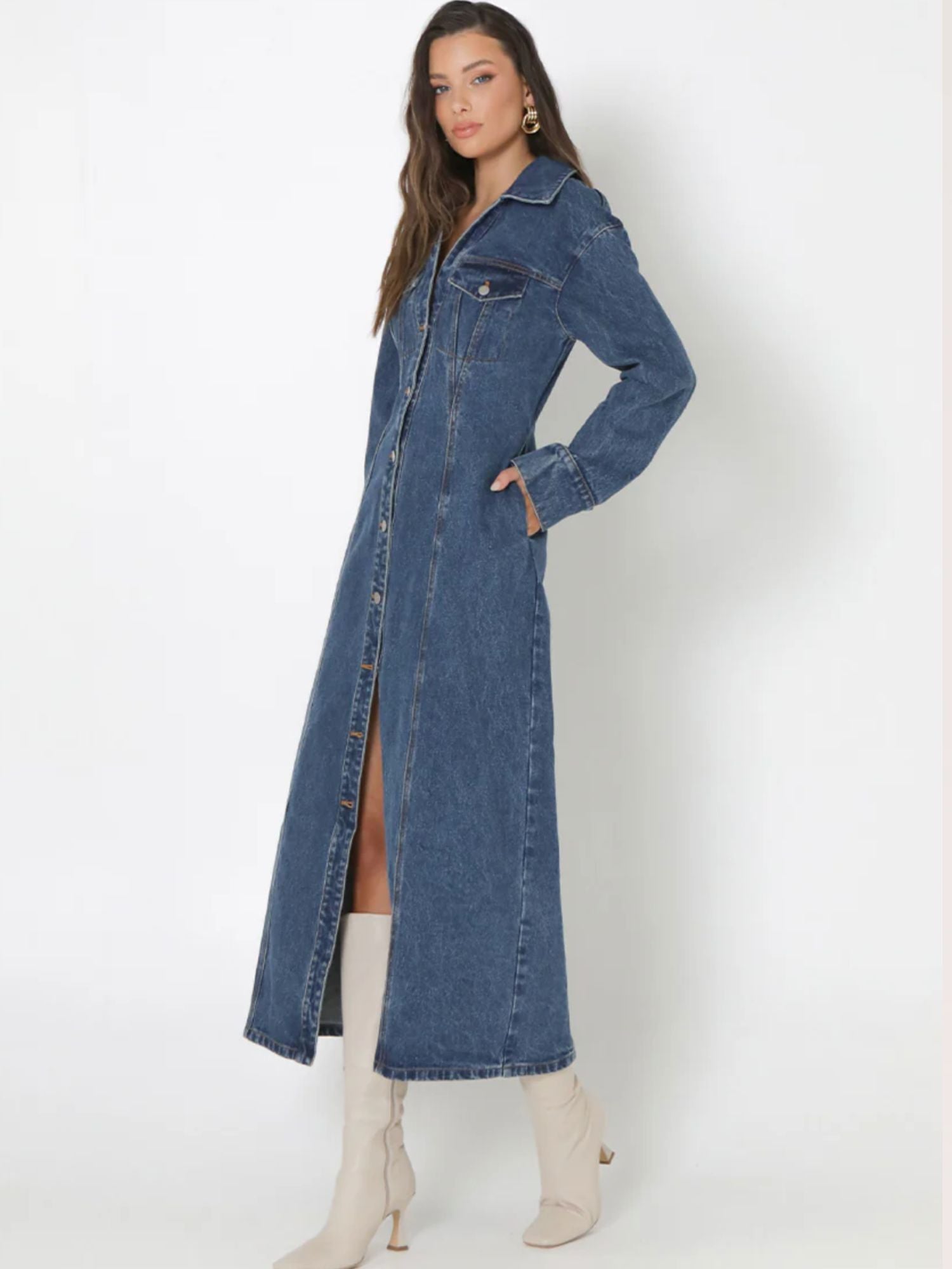 Luca Maxi Dress | Denim