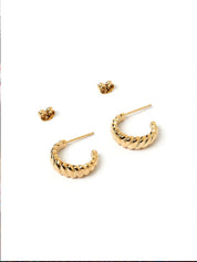 Lulu Gold Hoop Earrings