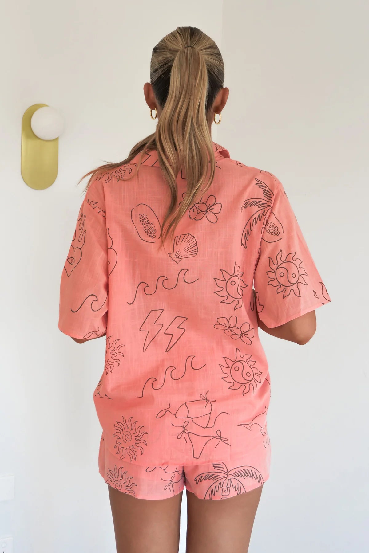 Marcy Set Angel Numbers | Peach/Choc