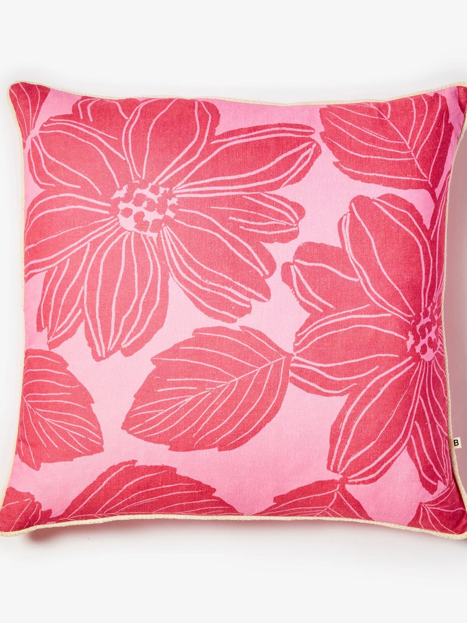 Bonnie & Neil - Pink Floral Cushion | Margot Rose