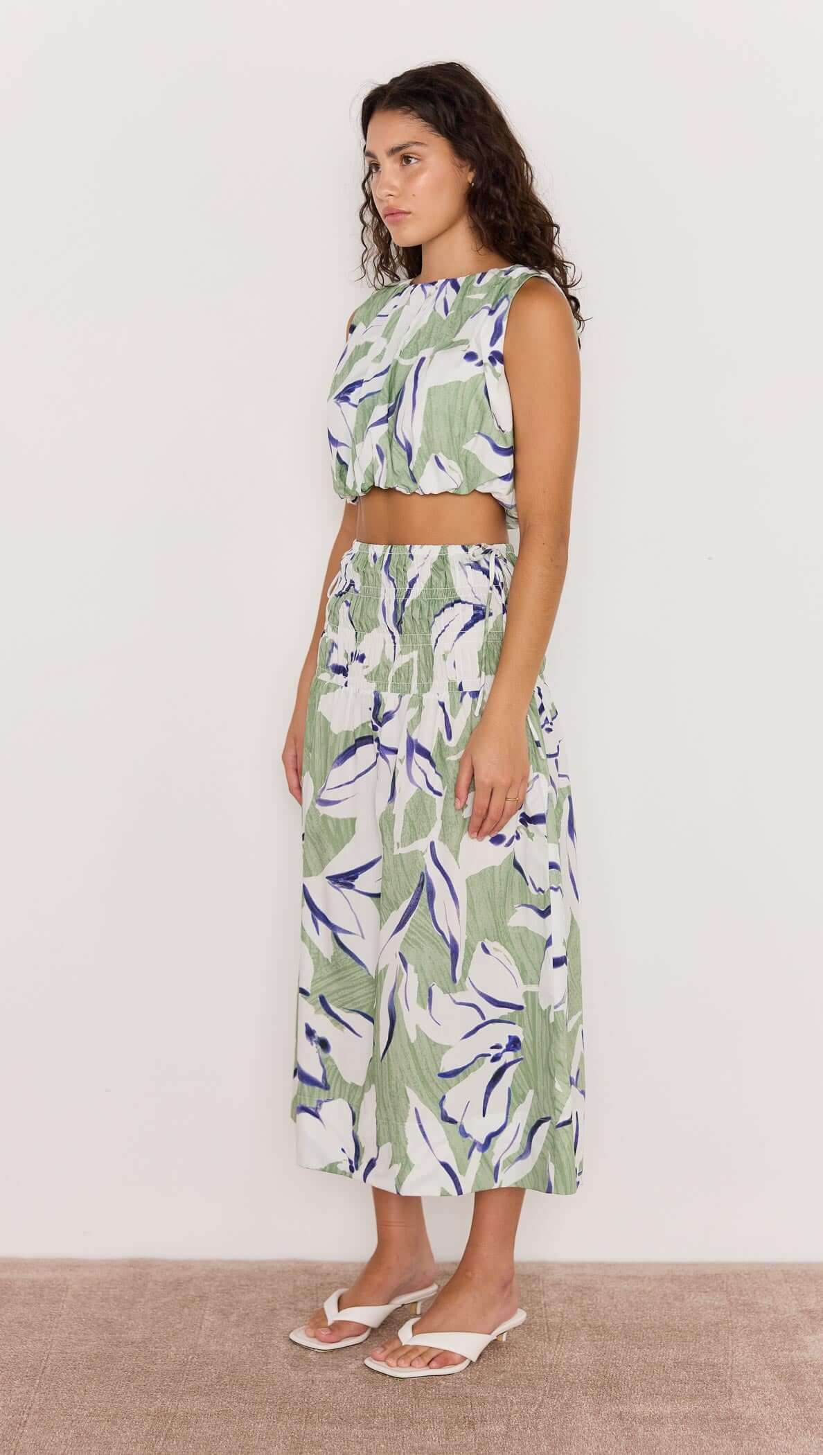 Veda Bubble Top | Floral
