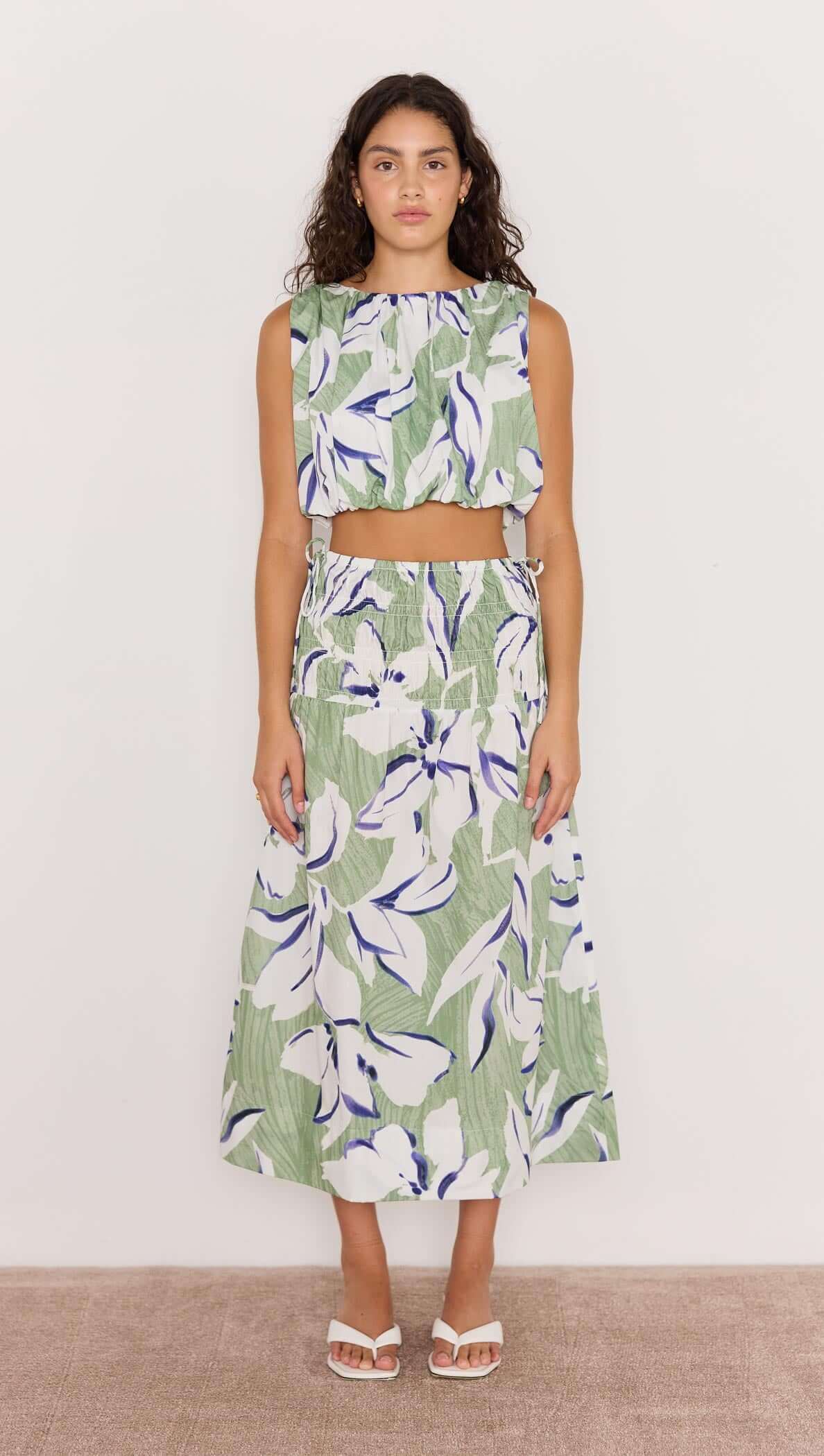 Veda Midi Skirt | Floral