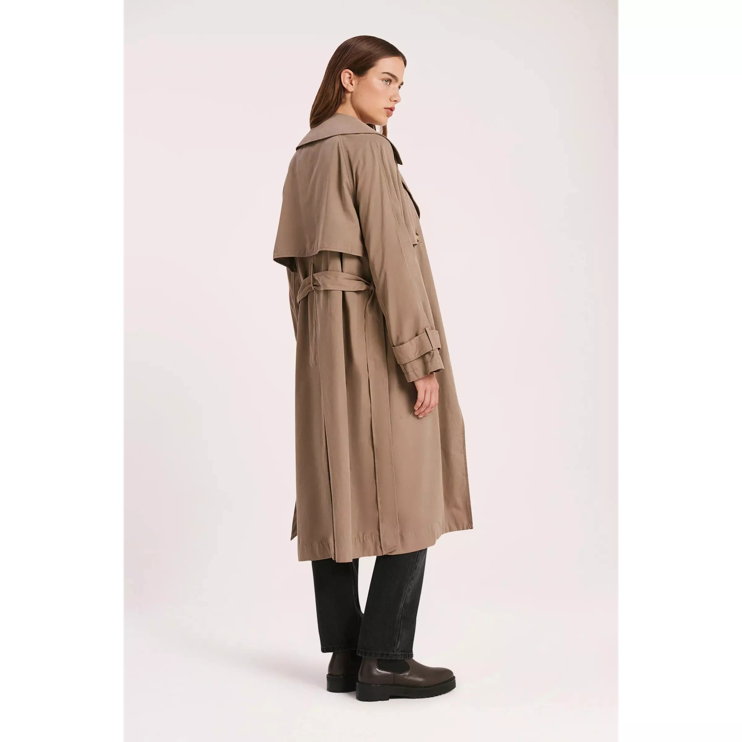 Nude Lucy Orb Odyssey Trench Coat | Smoke