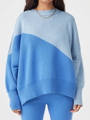 Neo Sweater | Azure & Powder Blue