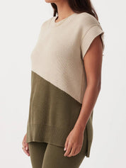 Neo Vest | Taupe & Olive