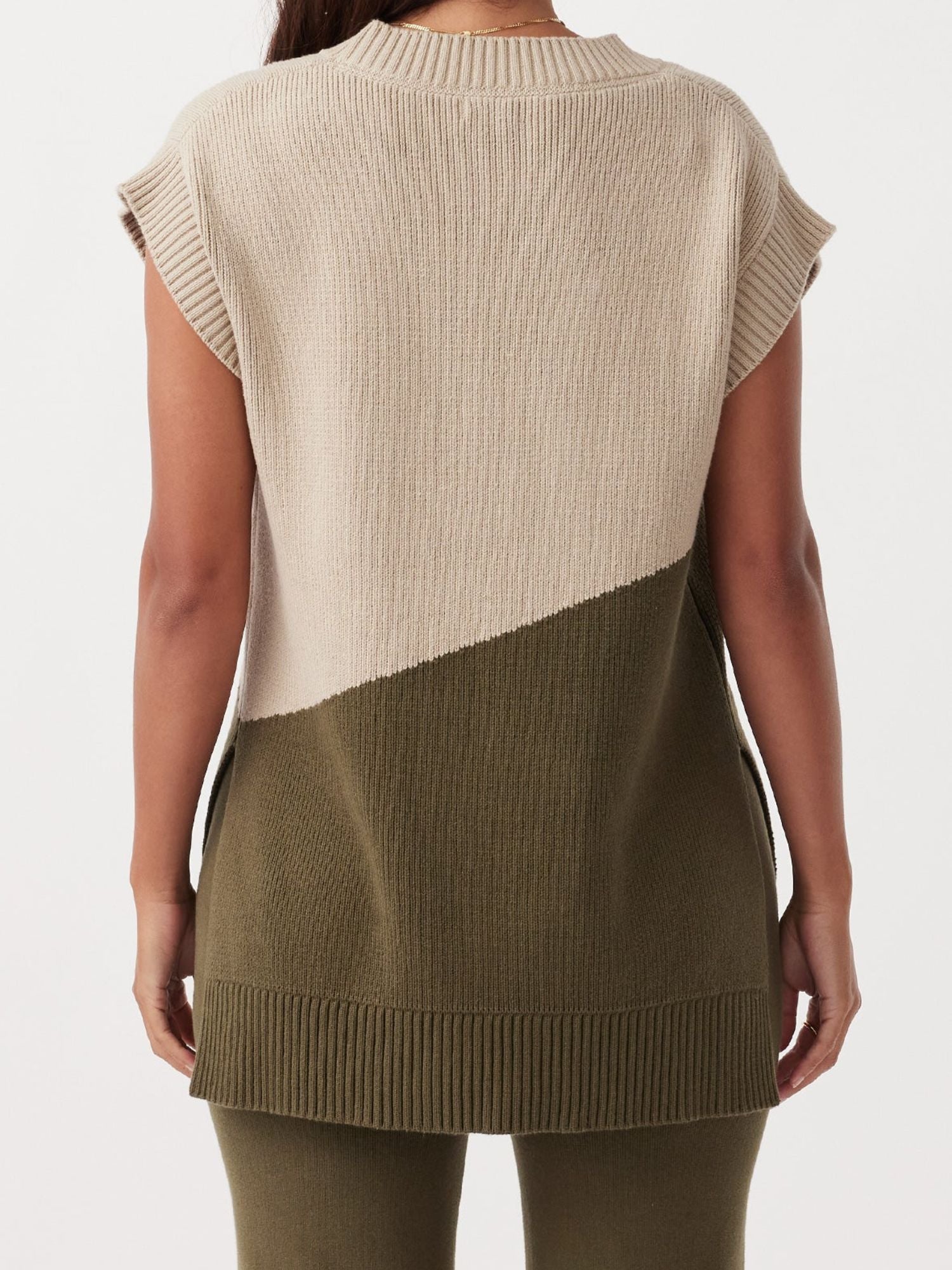 Neo Vest | Taupe & Olive