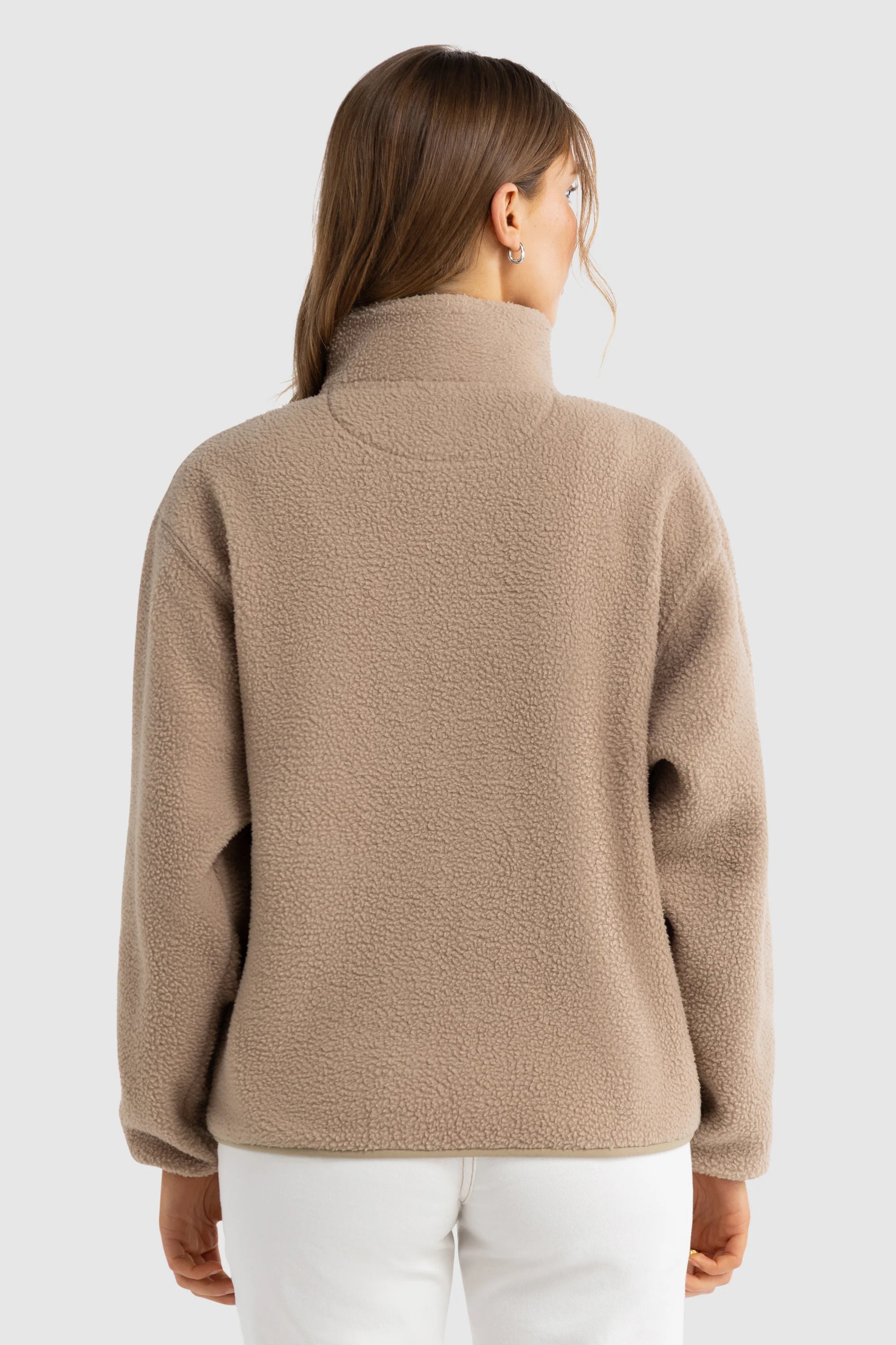 Sherpa Fleece Quarter Zip | Teddy