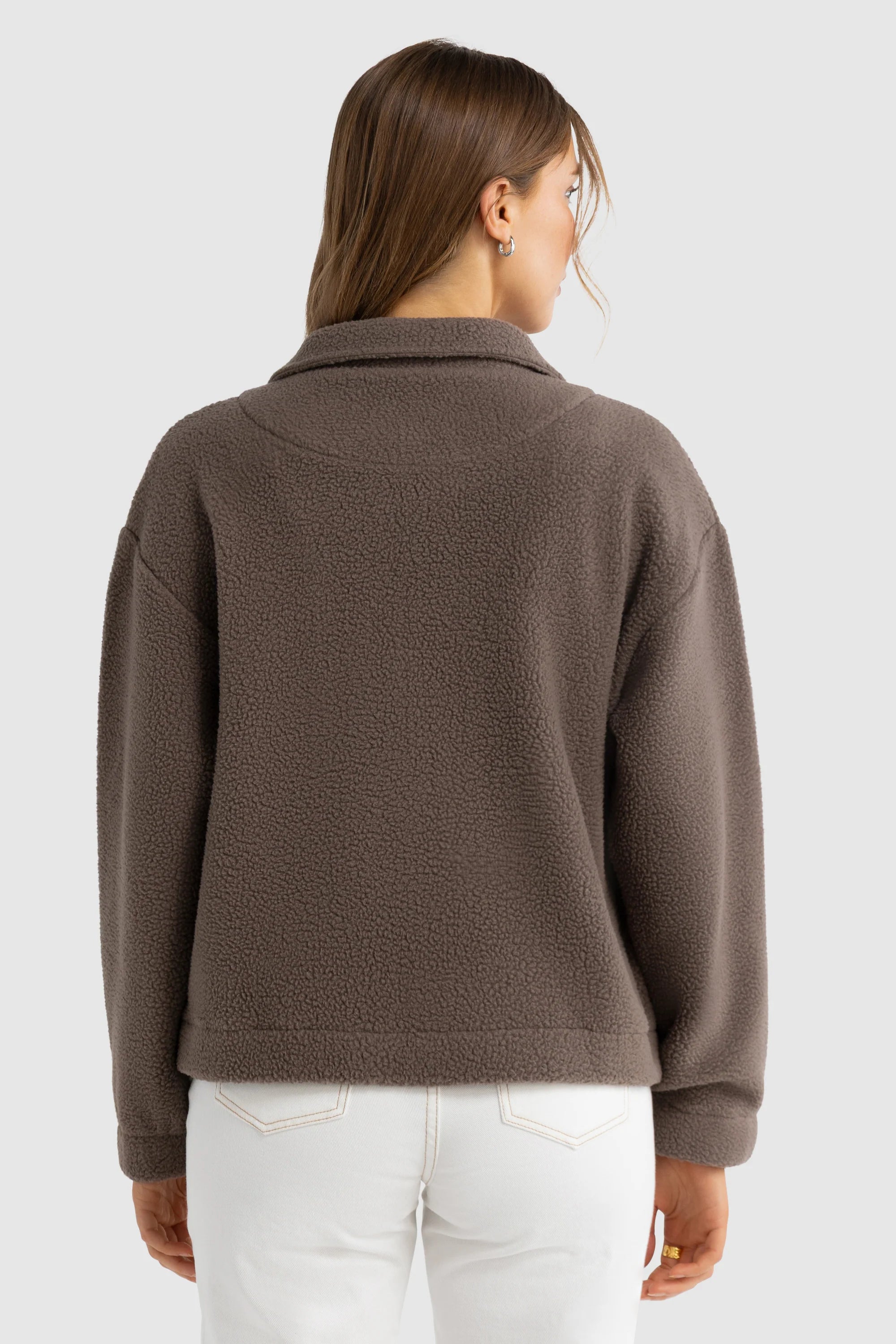 Georgia Sherpa Jacket | Espresso