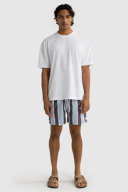 Hamelin Stripe Swim Shorts | Bark & Mist Blue