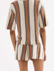 Nude Lucy Oda Short | Manuka Stripe