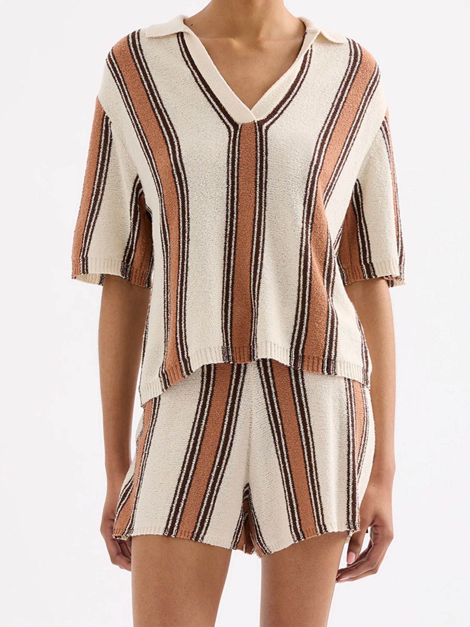 Nude Lucy Oda Knit | Manuka Stripe