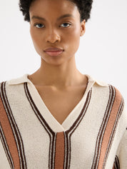 Nude Lucy Oda Knit | Manuka Stripe