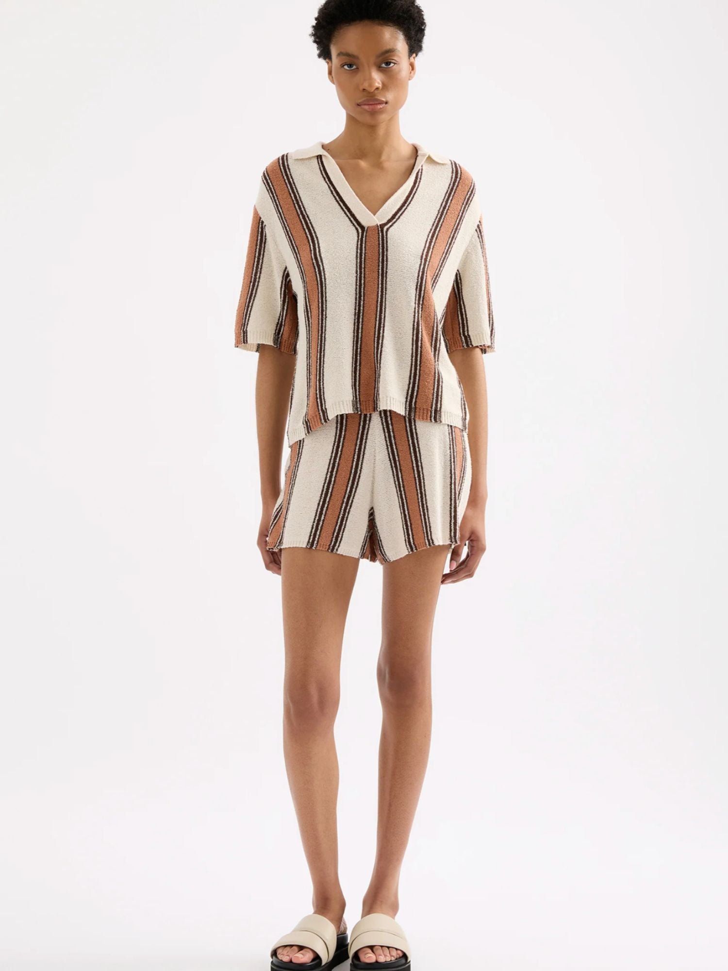 Nude Lucy Oda Short | Manuka Stripe