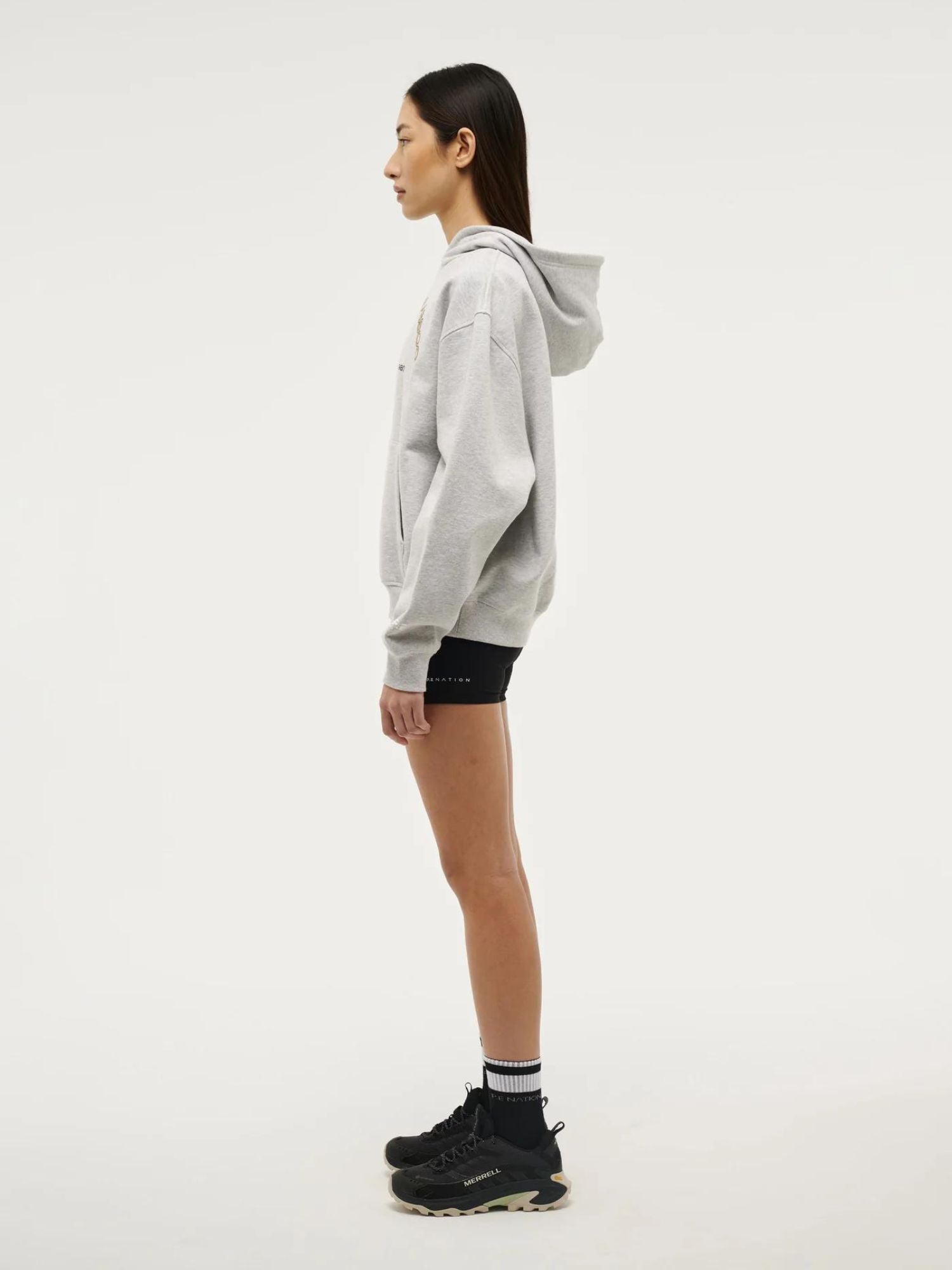 Outfield Grey Hoodie | Grey Marle