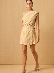 Mon Renn Point Break Mini Dress | Tropical Stripe