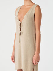 Poppy Mini Dress | Taupe