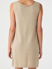 Poppy Mini Dress | Taupe