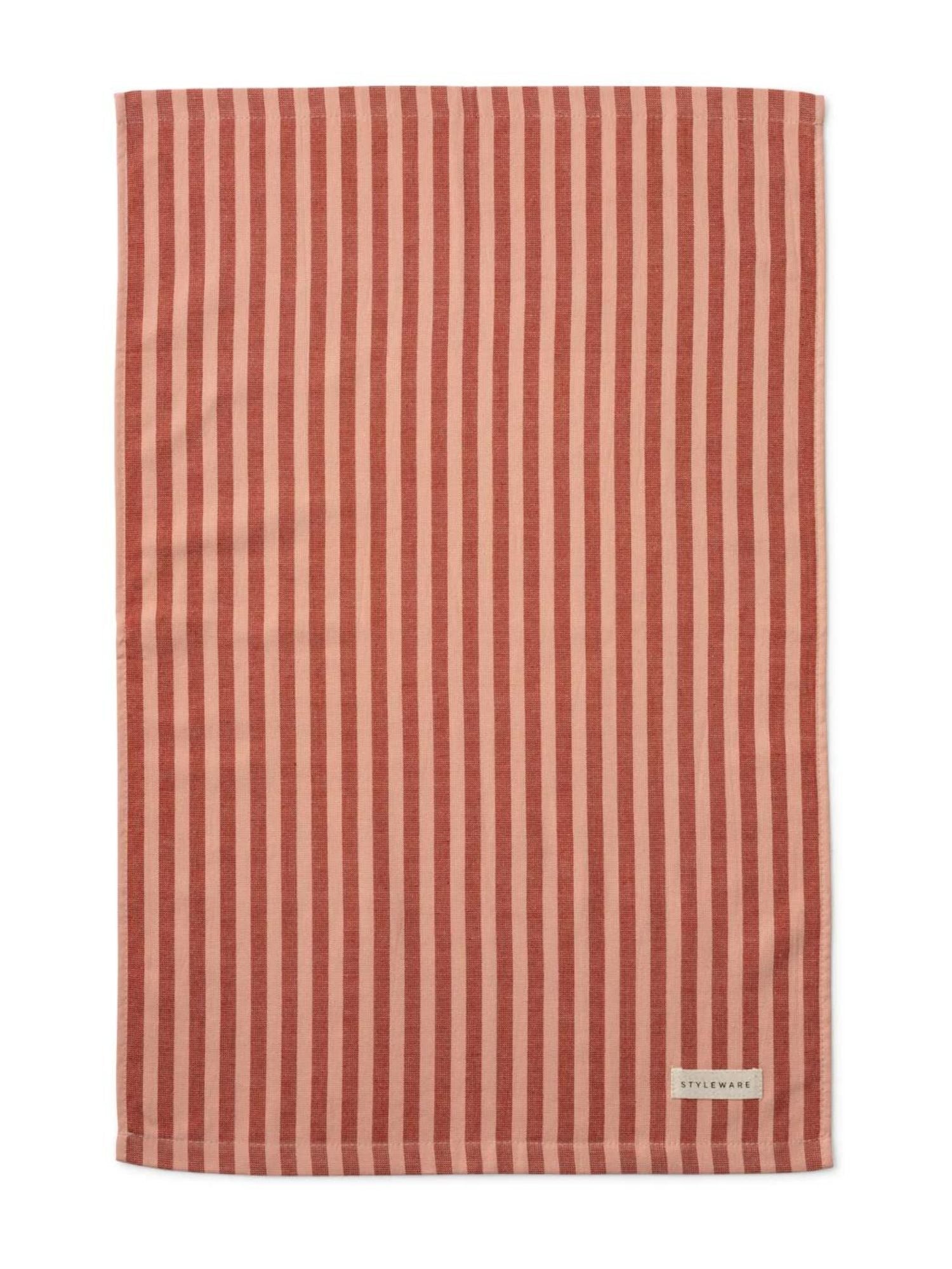 Between The Lines Tea Towel | Red Velvet