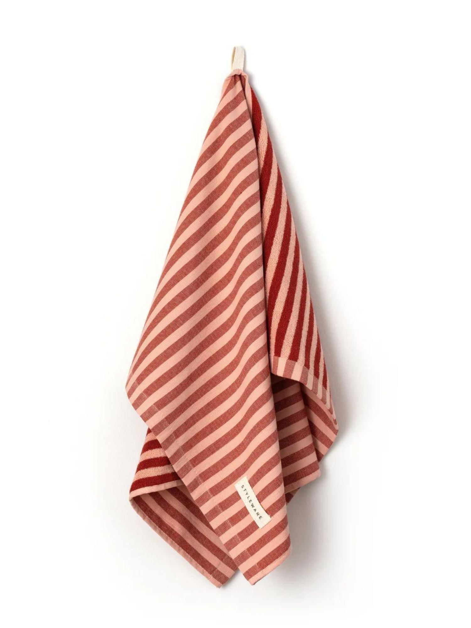 Between The Lines Tea Towel | Red Velvet