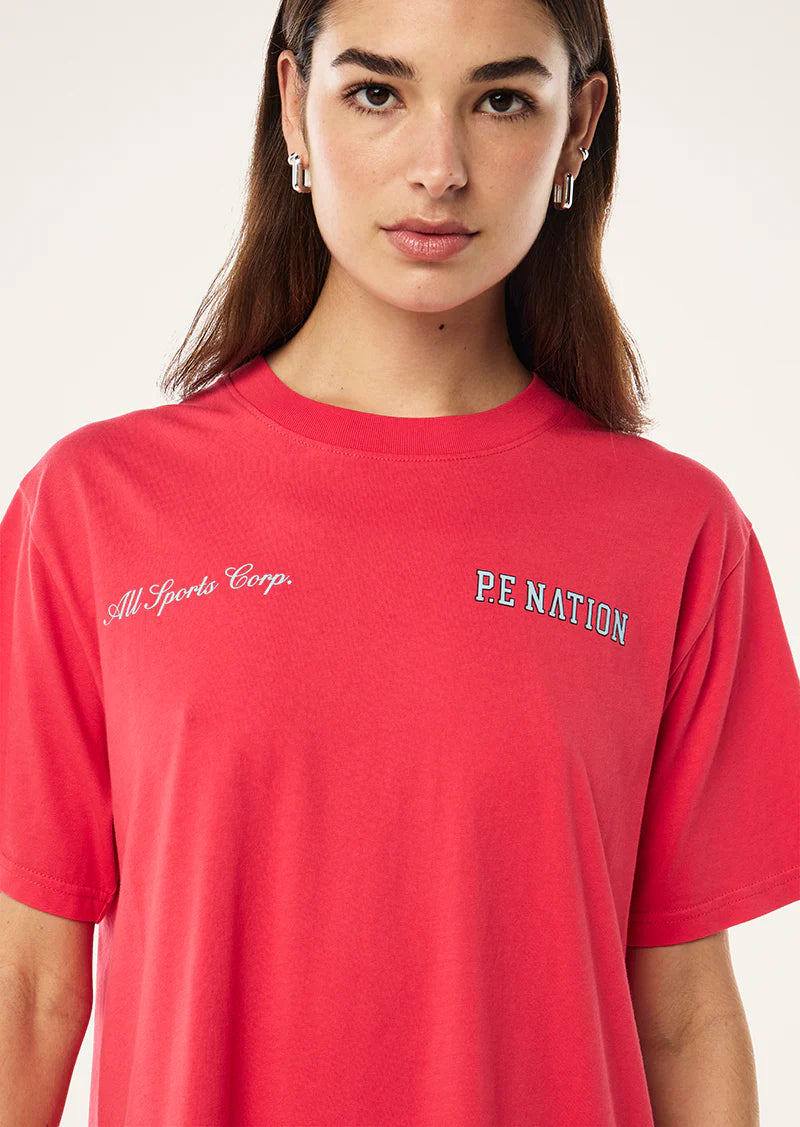 Slate Tee | Washed Strawberry
