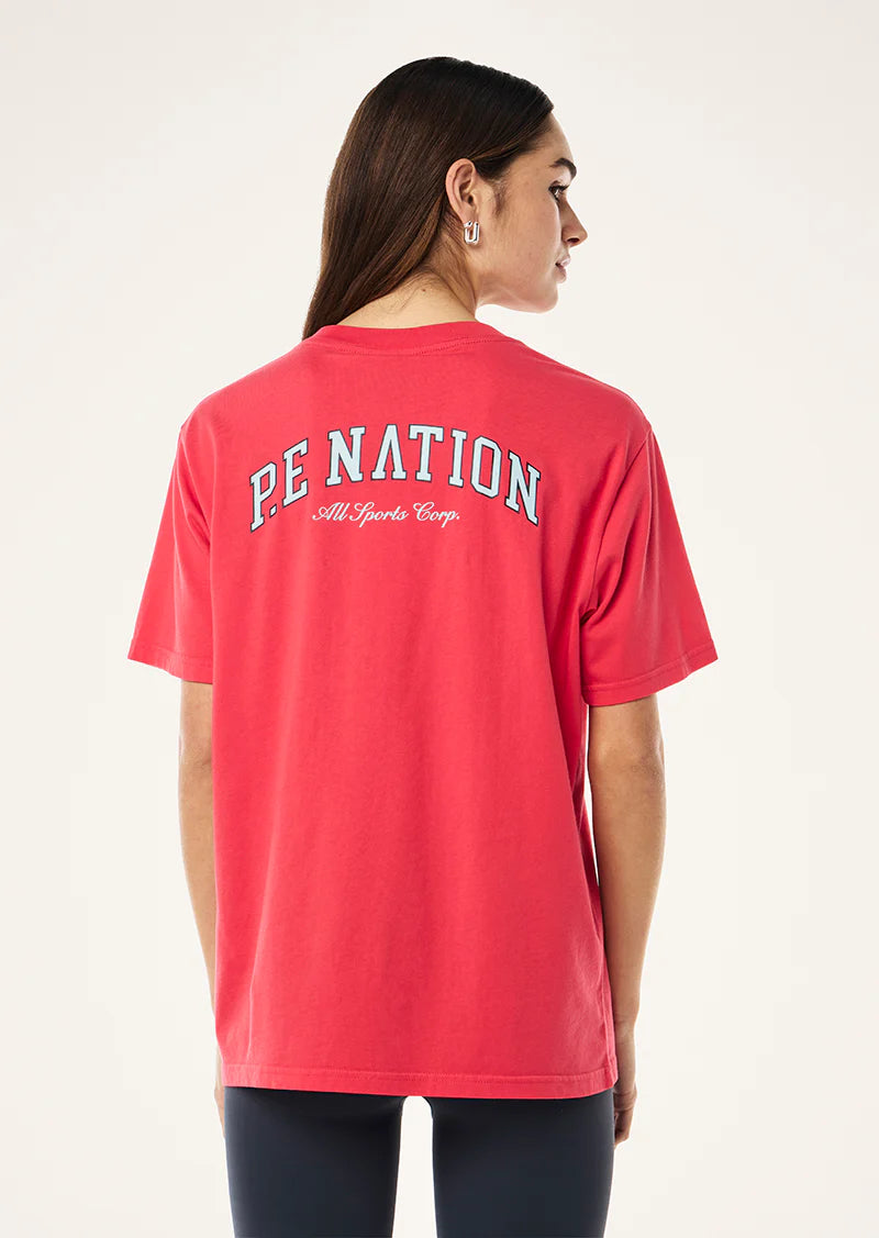 Slate Tee | Washed Strawberry