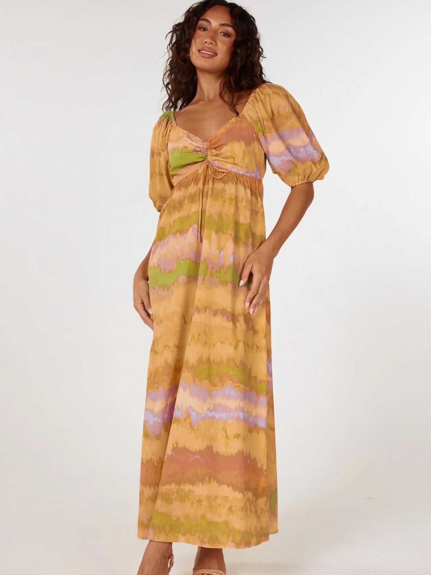 Tamara Maxi Dress | Sand Dunes Print