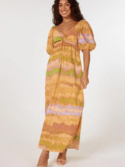 Tamara Maxi Dress | Sand Dunes Print