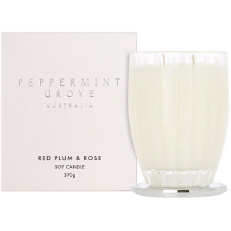 Peppermint Grove - Red Plum & Rose Candle