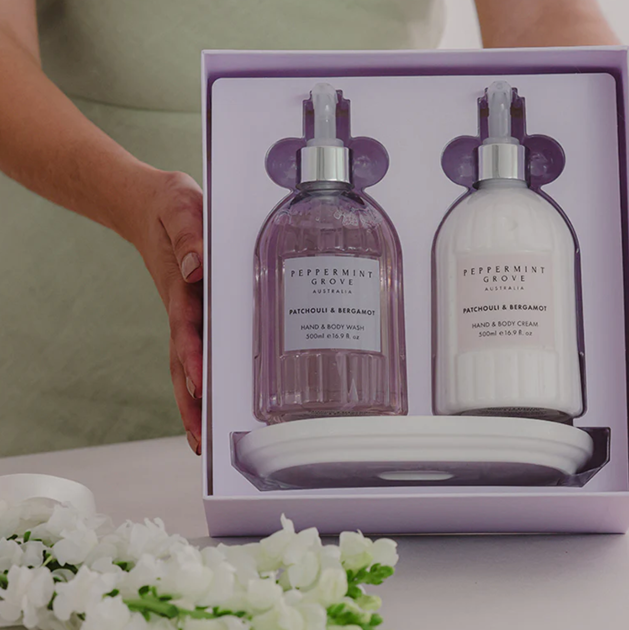 Peppermint Grove - Patchouli & Bergamot Hand Care Gift Set