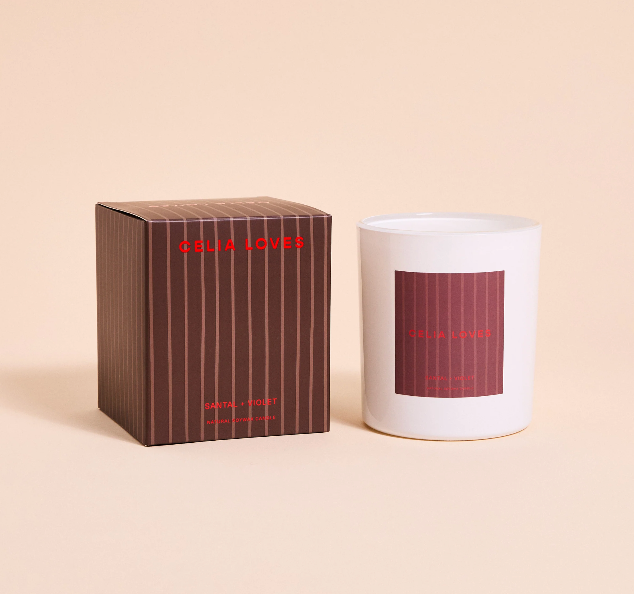 Celia Loves | Santal & Violet Candle