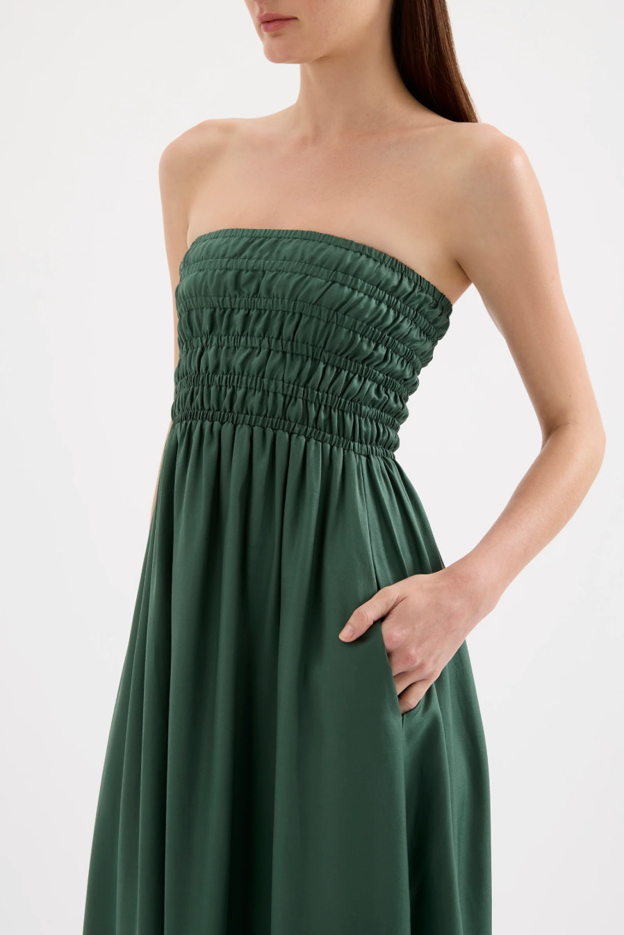 Zuri Tencel Maxi Dress | Emerald