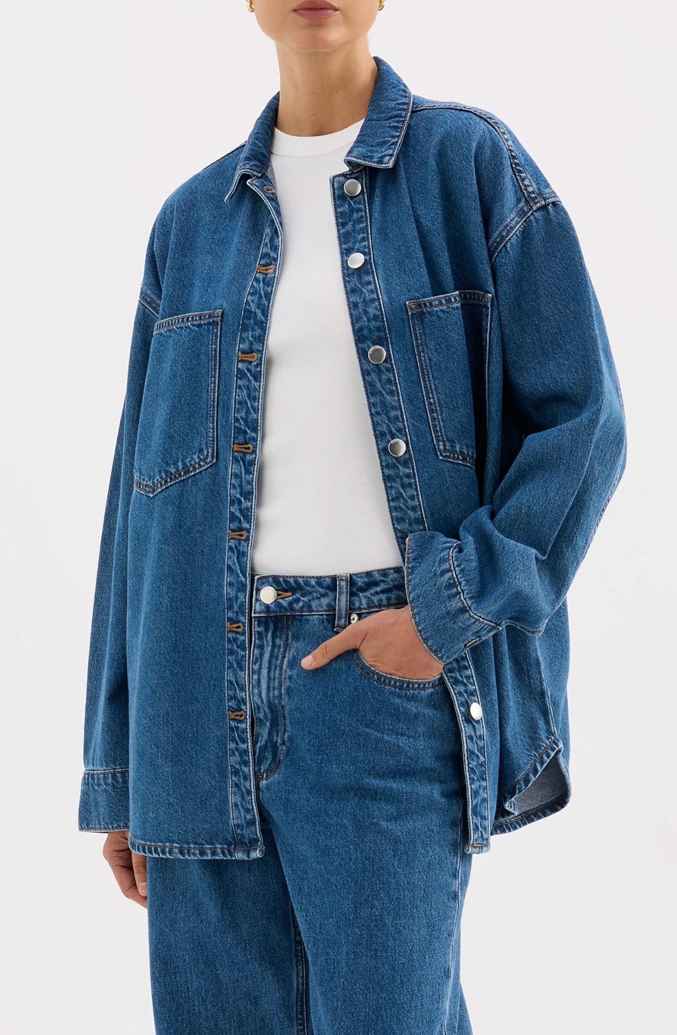 Organic Denim Overshirt