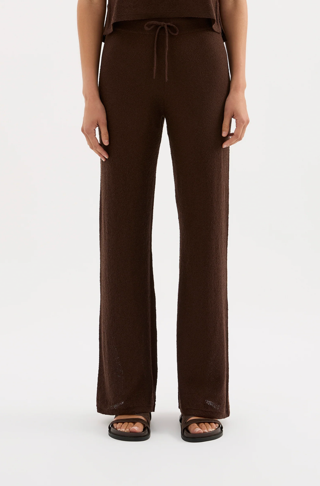 Zosia Knit Pant | Chocolate