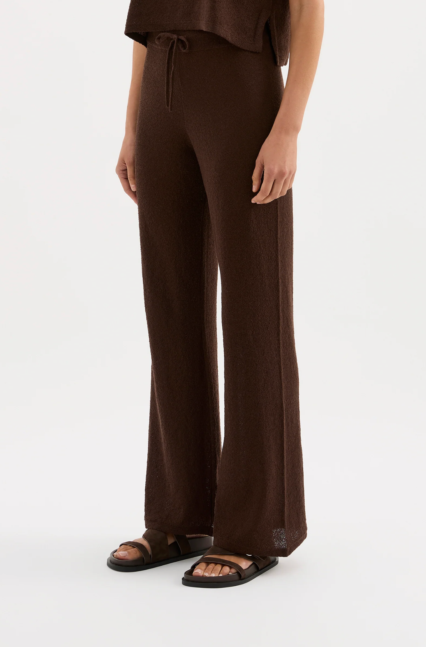 Zosia Knit Pant | Chocolate