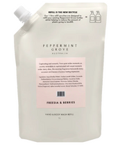 Peppermint Grove - Hand & Body Wash Refill 1L Pouch - Freesia & Berries
