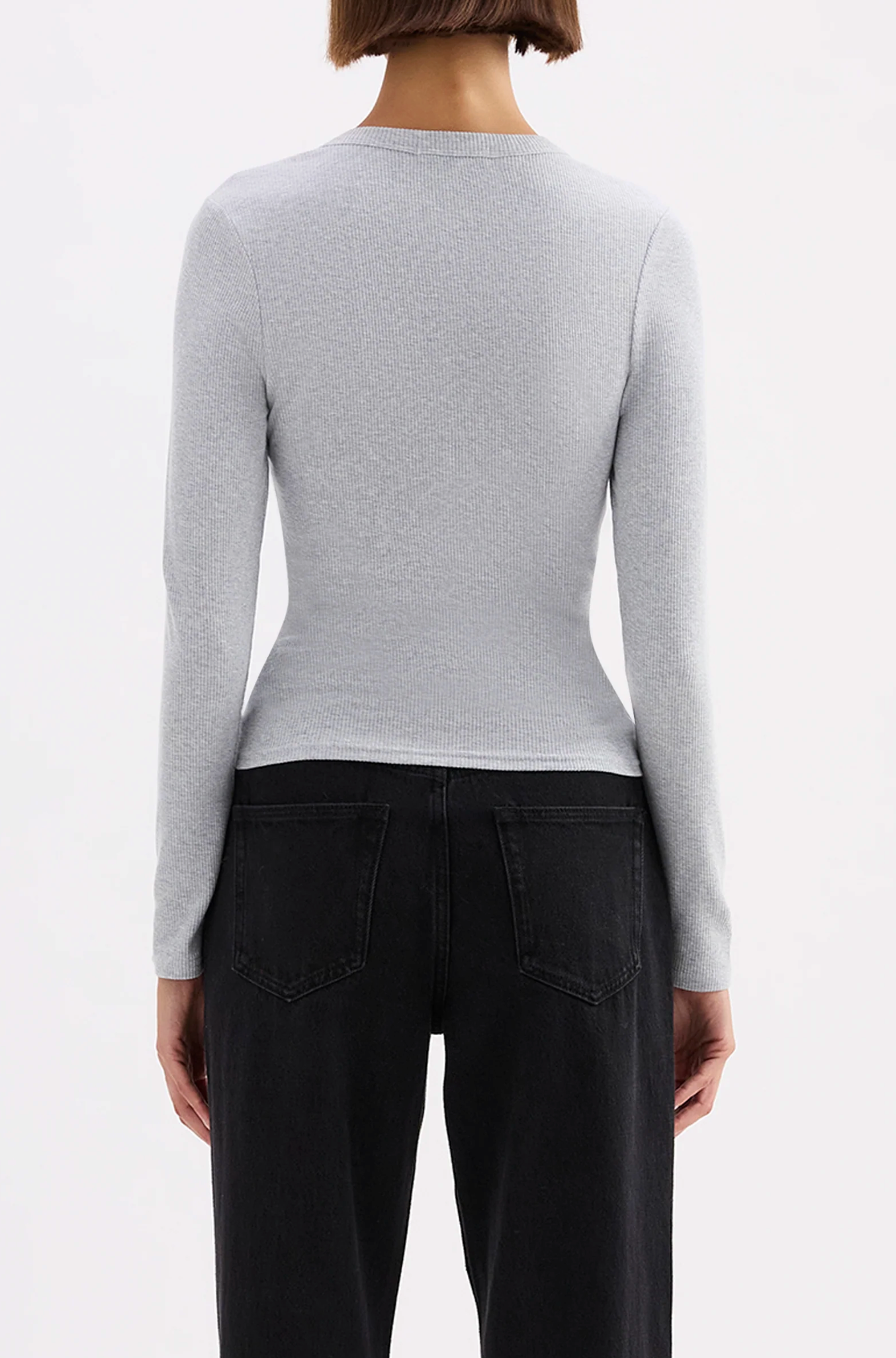 Binx L/S Top | Grey Marle