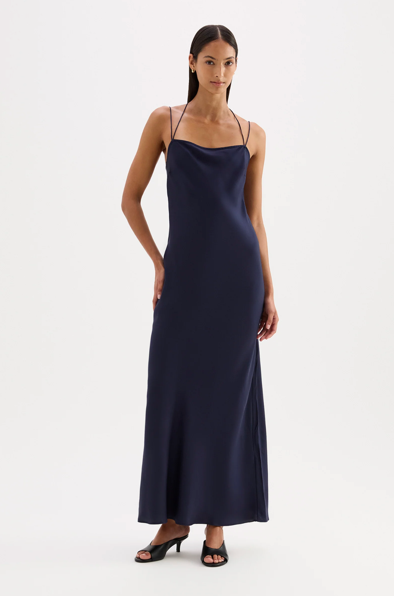 Lawton Tencel Dress | Midnight