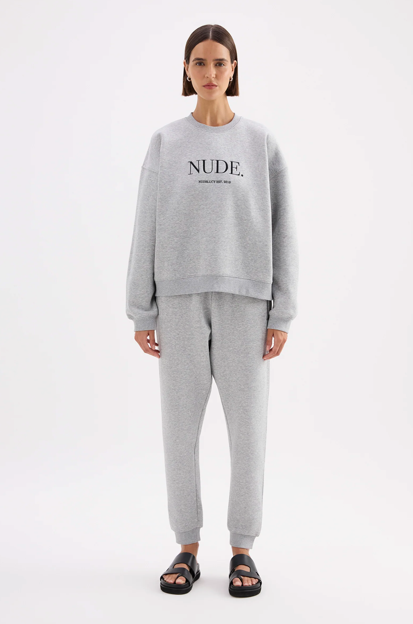 Carter Classic Sweat | Grey Marle
