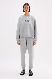 Carter Classic Sweat | Grey Marle
