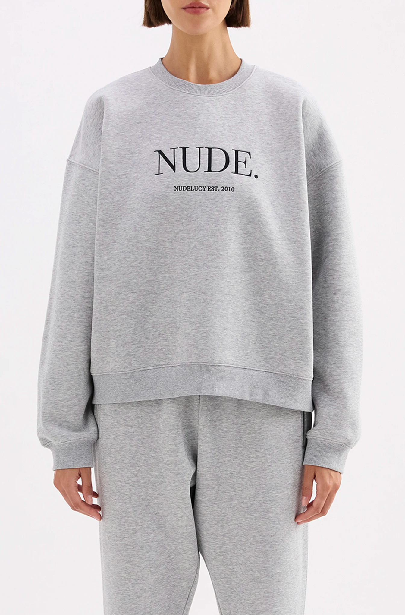 Carter Classic Sweat | Grey Marle