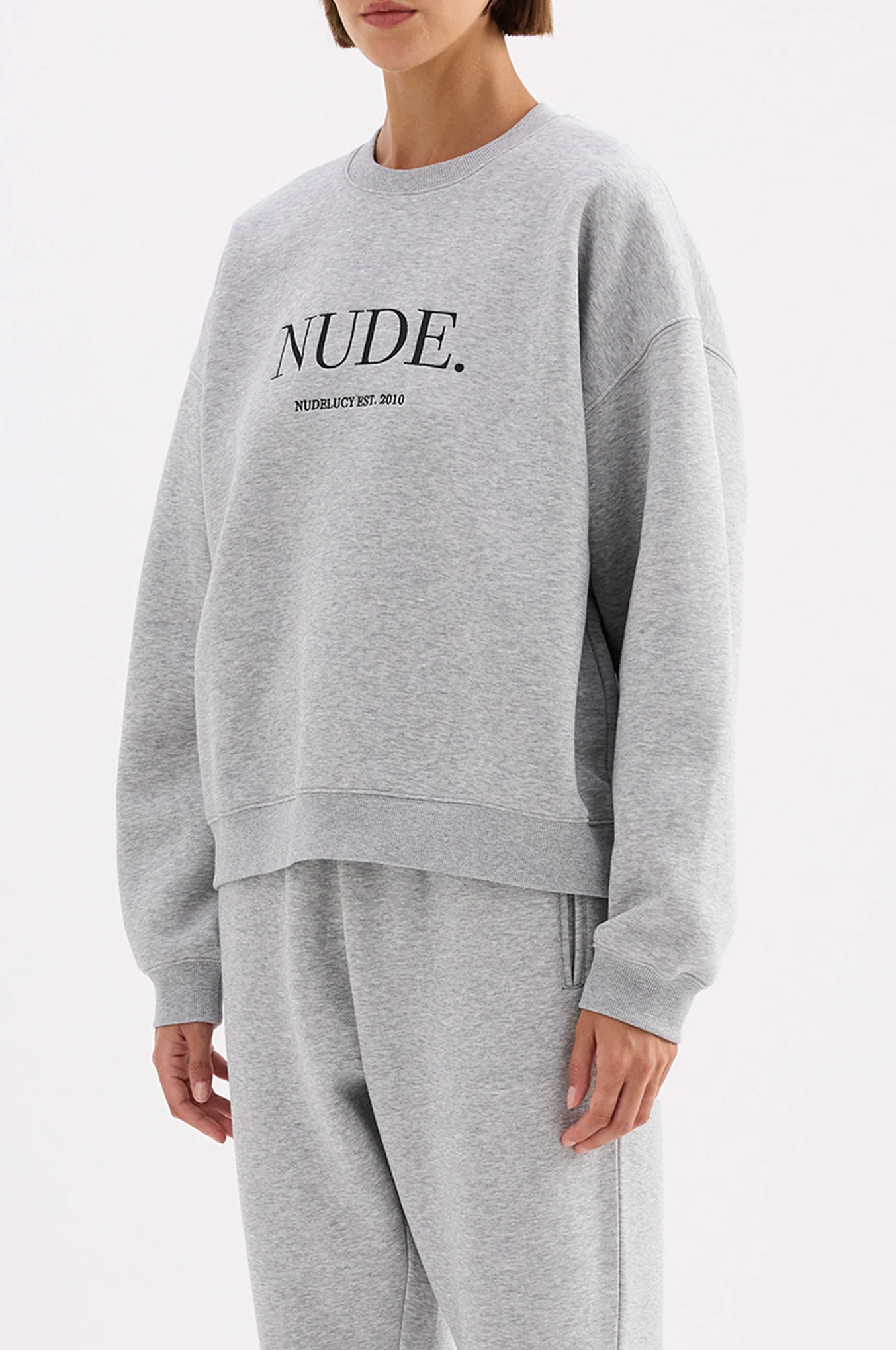 Carter Classic Sweat | Grey Marle