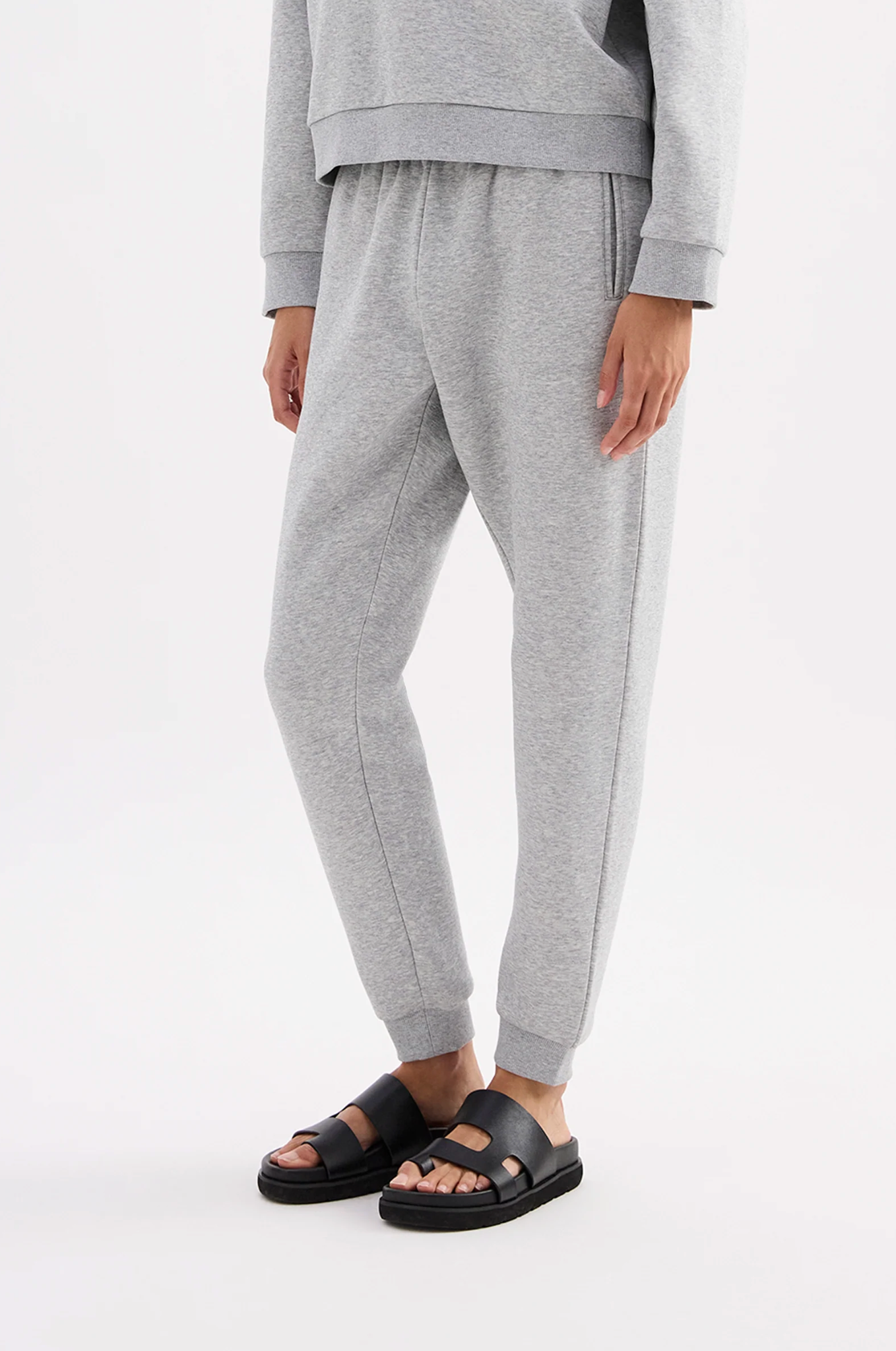 Carter Classic Track Pant | Grey Marle