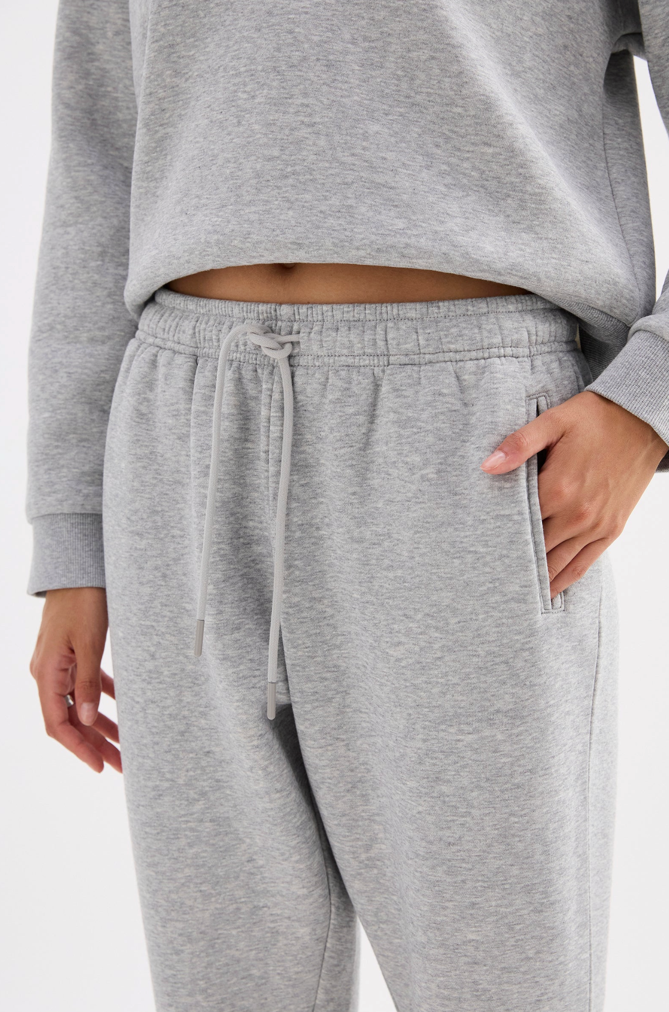 Carter Classic Track Pant | Grey Marle
