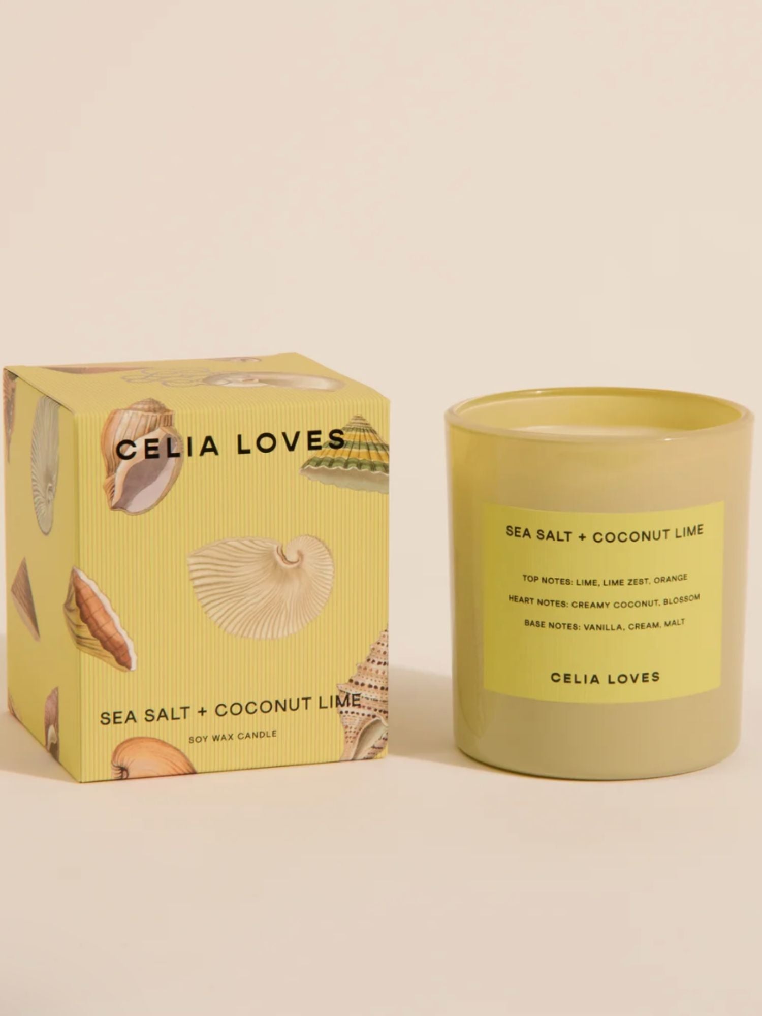 Celia Loves - Sea Salt & Coconut Lime Candle