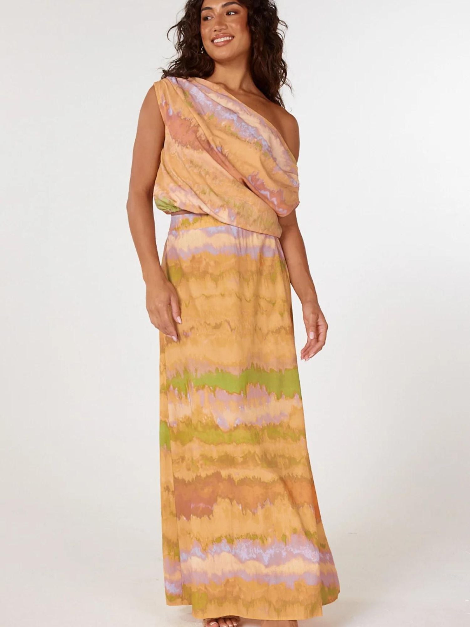 Serene Maxi Skirt | Sand Dunes Print