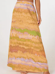 Serene Maxi Skirt | Sand Dunes Print