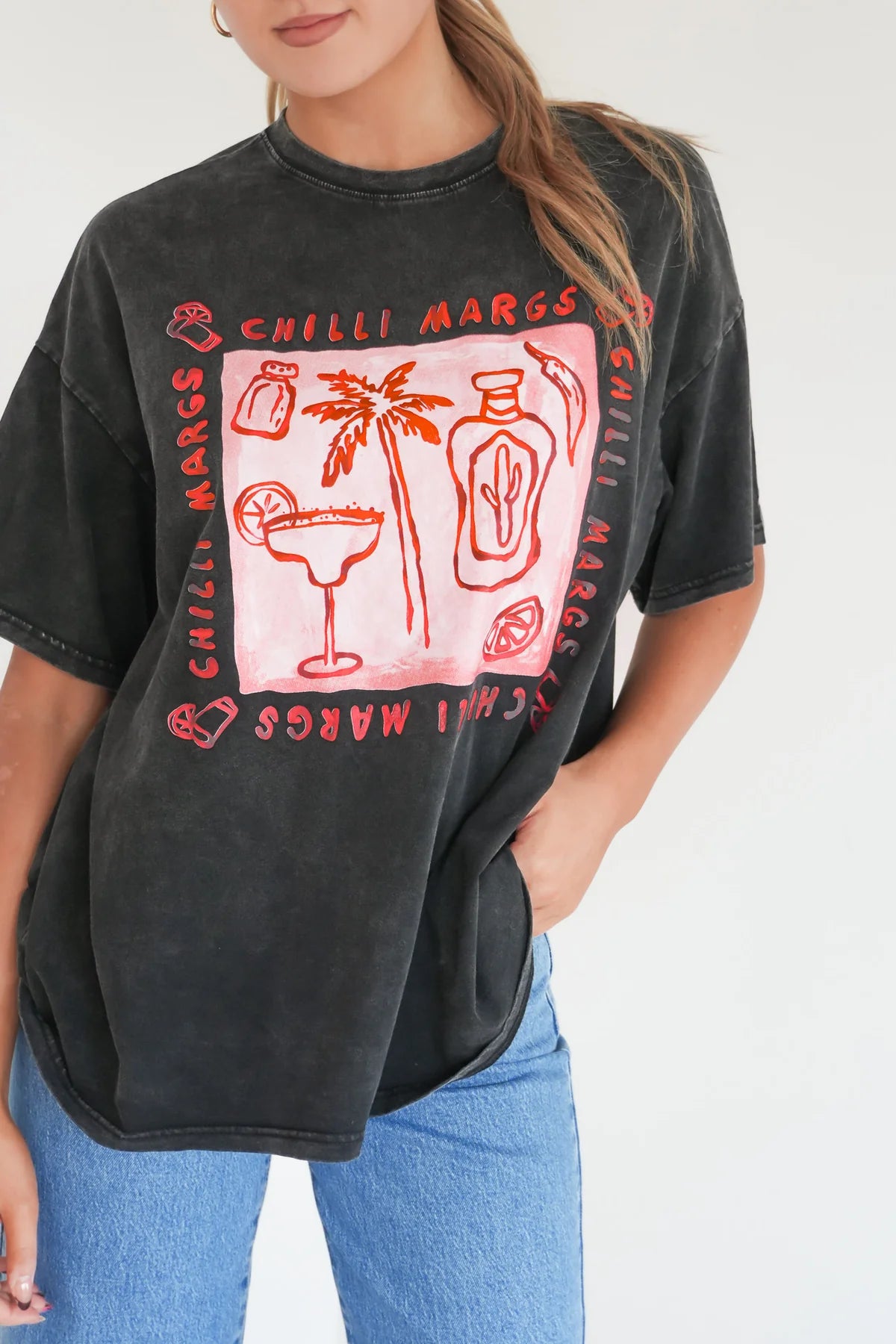 Black Chilli Margs Tee