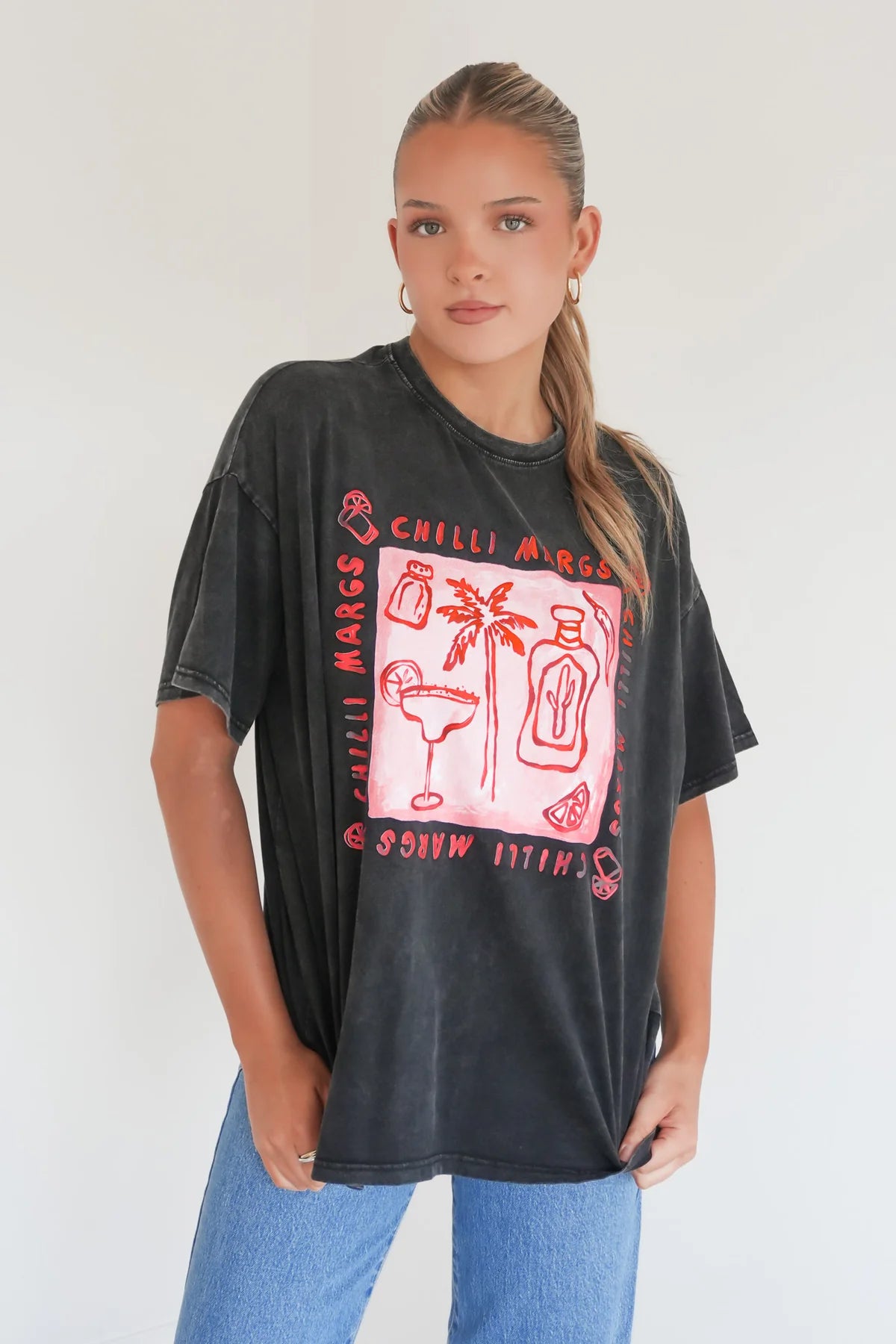 Black Chilli Margs Tee