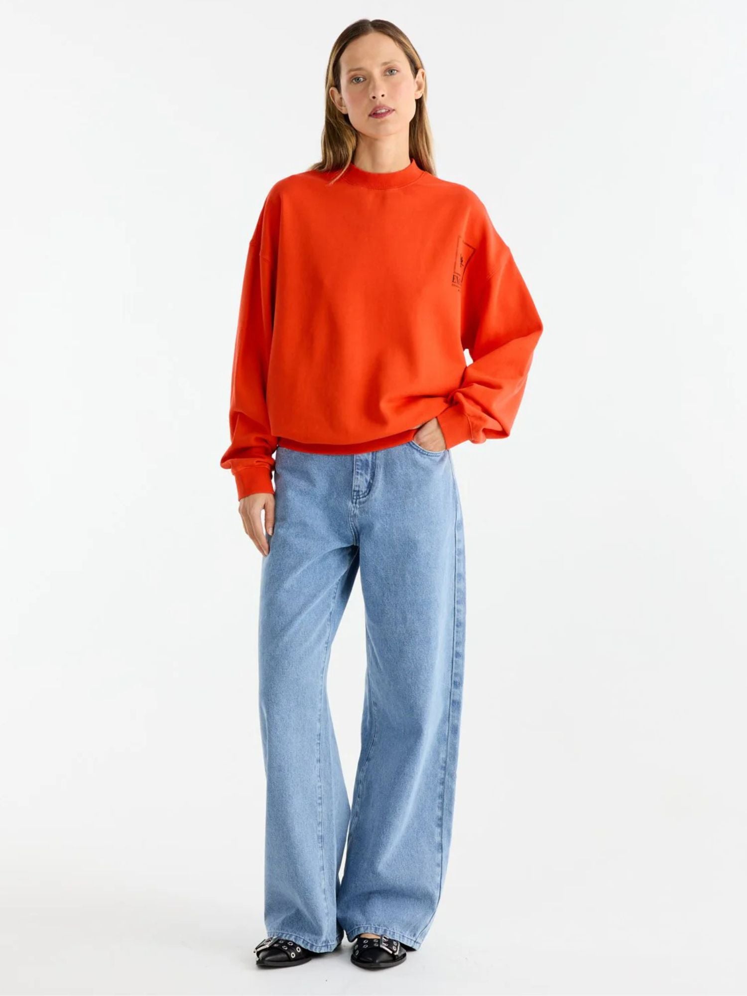 Ena Pelly - Studio Sweatshirt | Poppy
