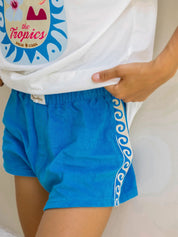 Palm Collective Terry Shorts | Blue